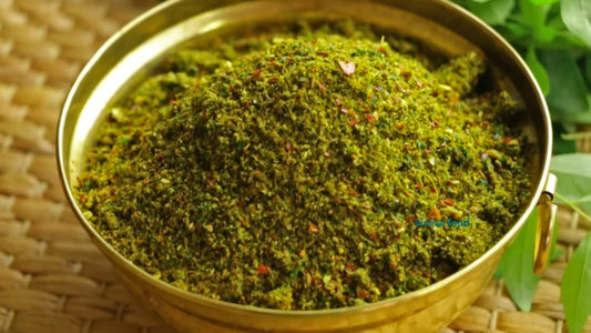 Karivepaku Podi (Curry Leaf Spice Powder)